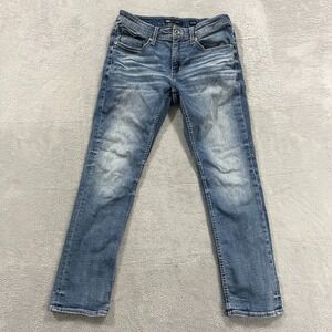 Bke Jeans Mens 32x30 (fits 30x28) Mason Tapered Faded Southwestern Y2K Low‎ Rise